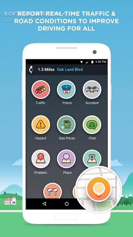 Waze – GPS, Maps Traffic 4 58 64 0 for Android 4 0 تصاویر نرم افزار  - سافت گذر