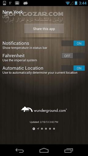 دانلود Weather 4.3.2 for Android +3.0 - دانلود پیش بینی و اعلام وضعیت آب و هوا برای اندروید - سافت گذر