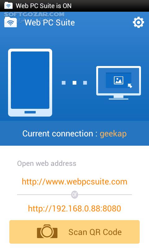 Web PC Suite 3 2 3 for Android 2 2 تصاویر نرم افزار  - سافت گذر