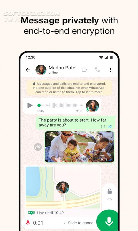 دانلود WhatsApp Messenger 2.25.14.73 - دانلود واتساپ مسنجر برای اندروید - سافت گذر