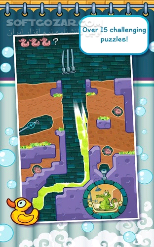 دانلود Where is My Water? 1.9.3.86 for Android +2.3 - دانلود بازی حمام تمساح برای اندروید - سافت گذر