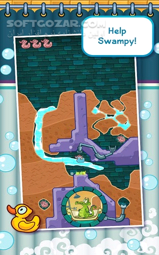 دانلود Where is My Water? 1.9.3.86 for Android +2.3 - دانلود بازی حمام تمساح برای اندروید - سافت گذر