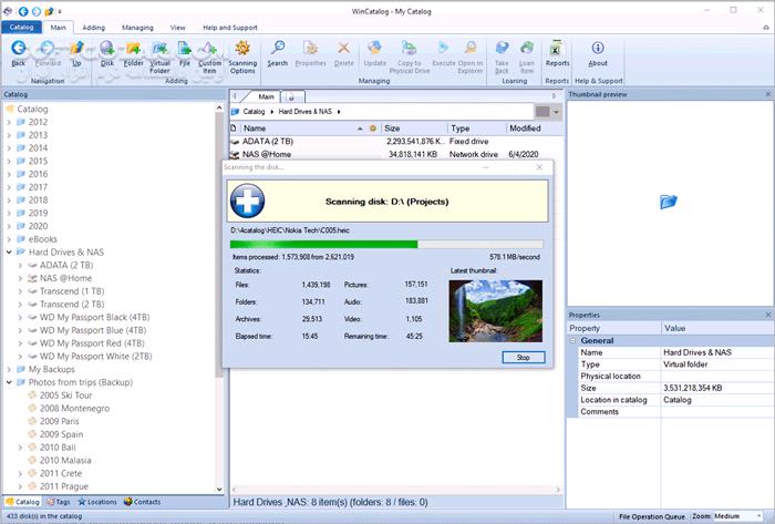دانلود WinCatalog 2024.9.1.103 - دانلود تهیه لیست از فایل ها و پوشه ها - سافت گذر