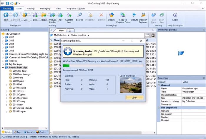 دانلود WinCatalog 2024.9.1.103 - دانلود تهیه لیست از فایل ها و پوشه ها - سافت گذر