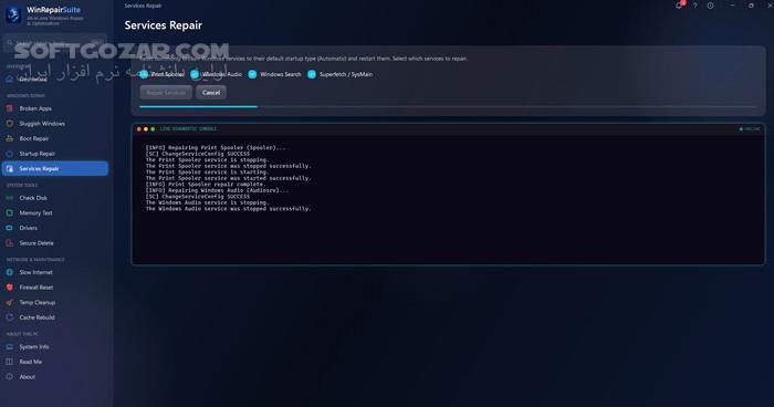 دانلود WinRepairSuite 2.0.0 - دانلود تعمیر ویندوز - سافت گذر