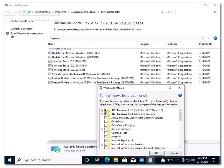 دانلود Windows 10 AIO 22H2 Build 19045.5608 March 2025 - دانلود ویندوز 10 - سافت گذر