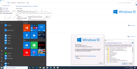 Windows 10 22H2 Build 19045 3930 RTM MSDN VL January 2024 تصاویر نرم افزار  - سافت گذر