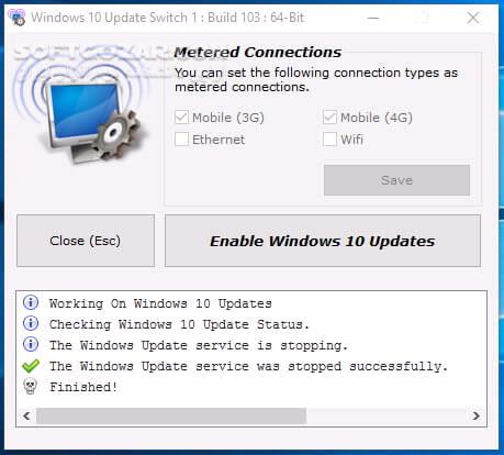 دانلود Windows 10 Update Switch 2.0.0.569 + portable - دانلود غیر فعال سازی آپدیت ویندوز 10 - سافت گذر