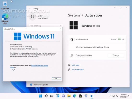 Windows 11 21H2 Build 22000 194 Business Editions MSDN VL RTM Unlocked تصاویر نرم افزار  - سافت گذر