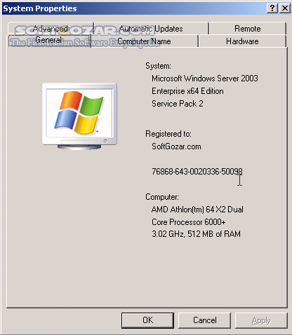 Windows Server 2003 R2 Enterprise SP2 Vol x64 تصاویر نرم افزار  - سافت گذر