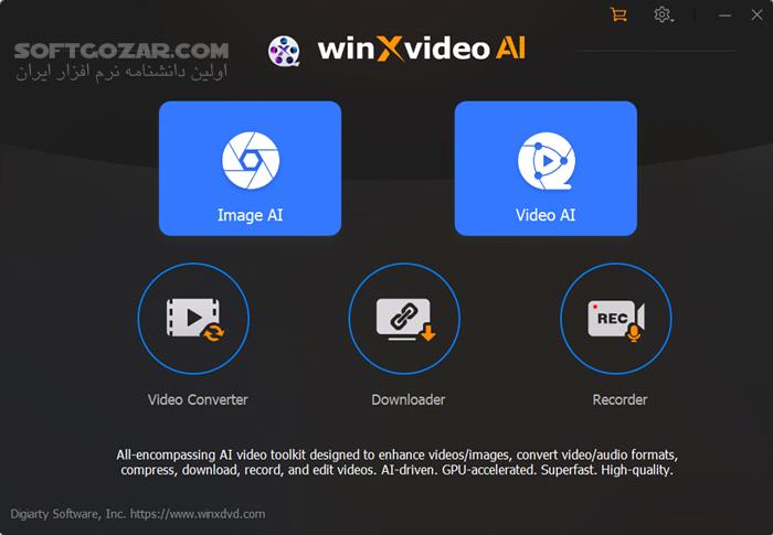 دانلود Winxvideo AI 3.9.0 (x64) - دانلود ویرایش ویدئو - سافت گذر