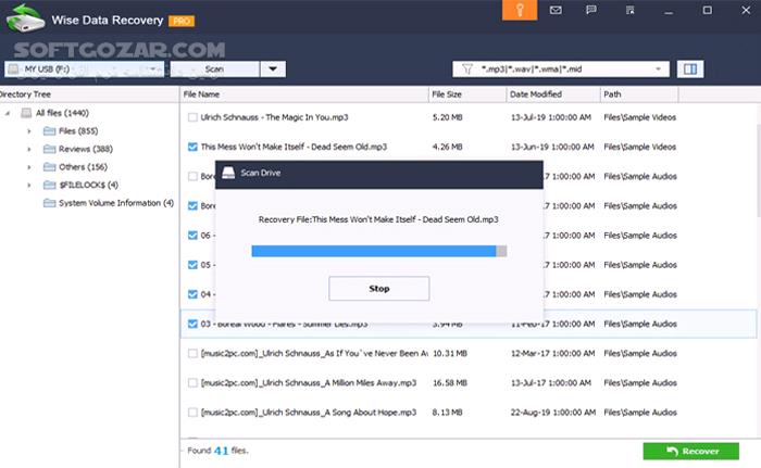 دانلود Wise Data Recovery Pro 6.2.0.517 - دانلود ریکاوری انواع فایل ها - سافت گذر
