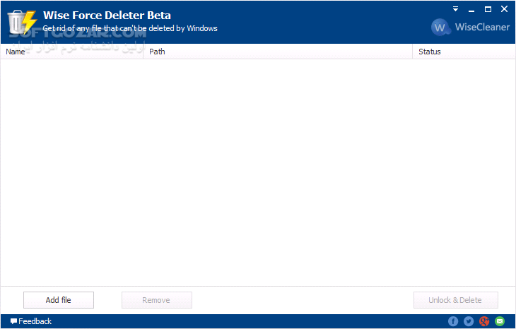 دانلود Wise Force Deleter 1.5.3.54 - دانلود حذف فایلهای غیر قابل حذف - سافت گذر