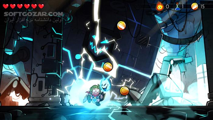 دانلود Wonder Boy The Dragons Trap - دانلود بازی اکشن ماجرایی - سافت گذر