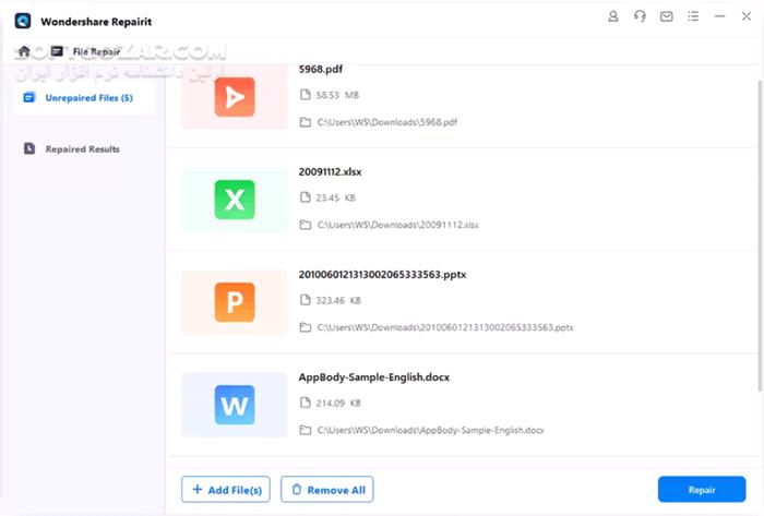 دانلود Wondershare Repairit 6.5.2.1 / macOS - دانلود تعمیر انواع فایل‌های ویدئویی و صوتی آسیب دیده - سافت گذر