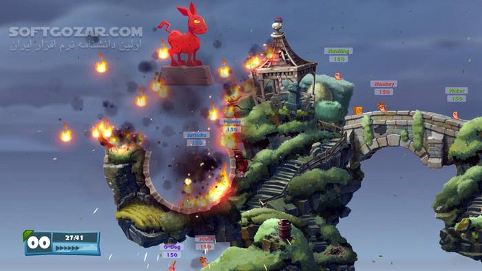 دانلود Worms W.M.D with Update v1.2 - دانلود بازی کرم‌ها - سافت گذر
