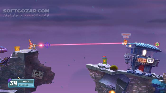 دانلود Worms W.M.D with Update v1.2 - دانلود بازی کرم‌ها - سافت گذر