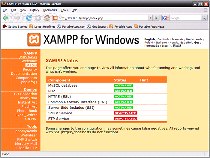 دانلود XAMPP 8.2.12 Win/Mac/Linux + add-ons - دانلود شبیه ساز وب Local بر روی ویندوز - سافت گذر