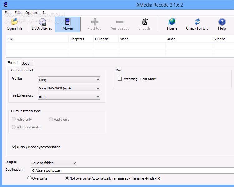 دانلود XMedia Recode 3.6.1.0 + Portable - دانلود تغییر فرمت فیلم بدون کاهش کیفیت - سافت گذر