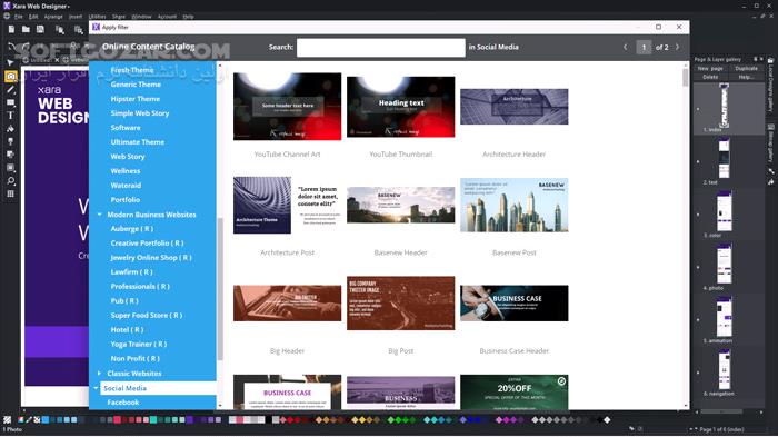 دانلود Xara Web Designer+ 24.6.1.71187 - دانلود طراحی سایت - سافت گذر