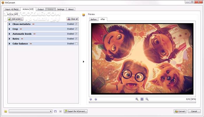 دانلود XnConvert 1.104 (x64) - دانلود ویرایش عکس - سافت گذر