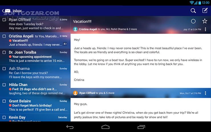 دانلود Yahoo Mail 7.62.0 for Android +9.0 - دانلود ایمیل یاهو برای اندروید - سافت گذر