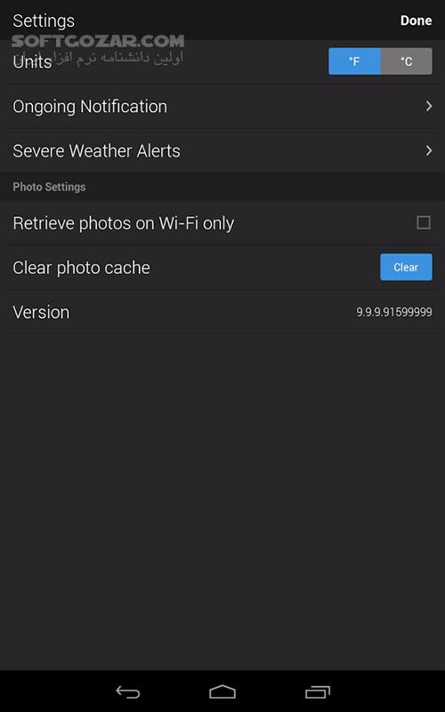 دانلود Yahoo Weather 1.48.0 for Android +4.2 - دانلود وضعیت آب و هوا یاهو برای اندروید - سافت گذر