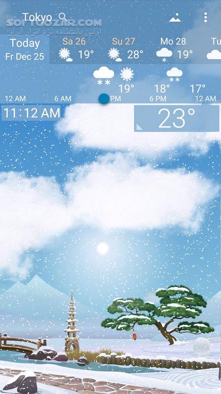 دانلود YoWindow Weather 2.50.14 Final For Android +6.0 - دانلود پیش بینی آب و هوای یو ویندو برای اندروید - سافت گذر