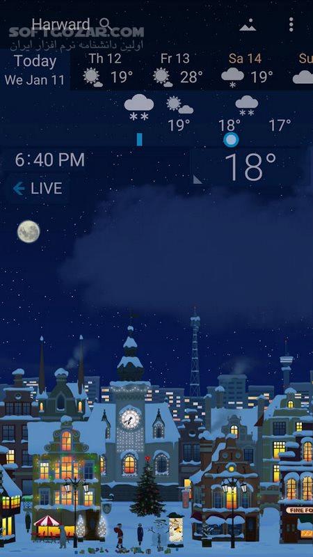 دانلود YoWindow Weather 2.50.14 Final For Android +6.0 - دانلود پیش بینی آب و هوای یو ویندو برای اندروید - سافت گذر