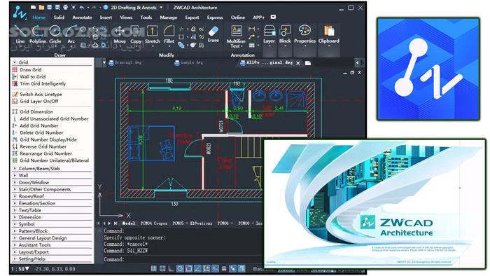 دانلود ZWCAD Architecture 2025 SP0 (x64) - دانلود طراحی دوبعدی و سه‌بعدی - سافت گذر