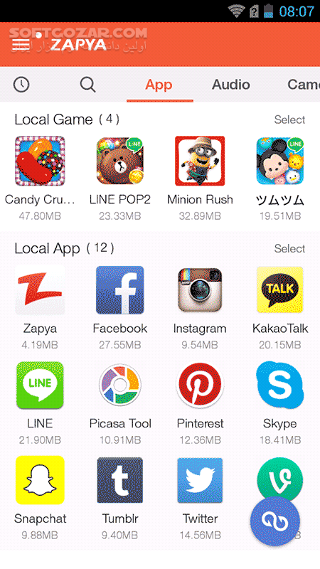 دانلود Zapya 6.5.9.6 + VIP 6.5.9.6 / MiniShare / Go / WebShare - دانلود زاپیا برای اندروید - سافت گذر