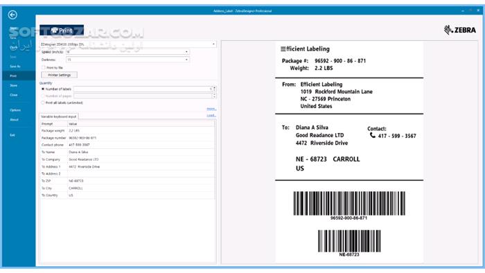 دانلود ZebraDesigner Professional 3.3.0.78 - دانلود طراحی برچسب - سافت گذر