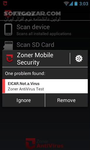دانلود Zoner Mobile Security 1.15.5 for Android +2.1 - دانلود آنتی ویروس زونر برای اندروید - سافت گذر