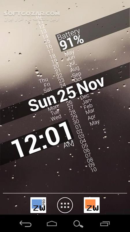 دانلود Zooper Widget Pro 2.60 for Android +3.2 - دانلود ایجاد ویجت های شخصی برای اندروید - سافت گذر