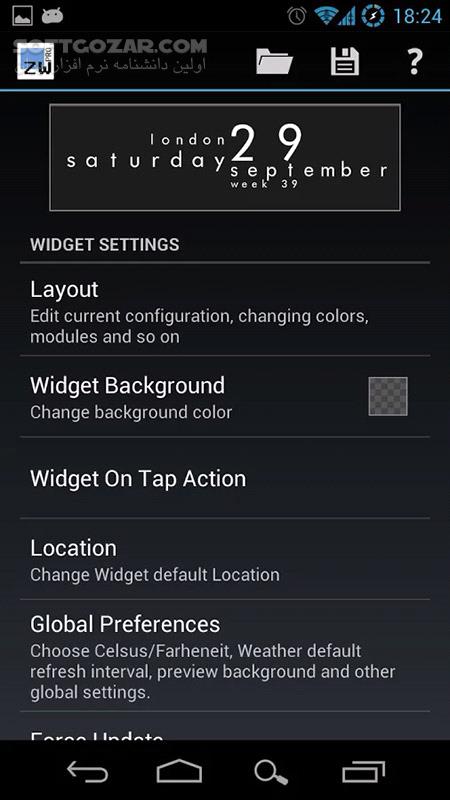 دانلود Zooper Widget Pro 2.60 for Android +3.2 - دانلود ایجاد ویجت های شخصی برای اندروید - سافت گذر