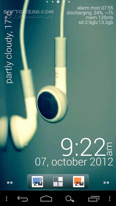 دانلود Zooper Widget Pro 2.60 for Android +3.2 - دانلود ایجاد ویجت های شخصی برای اندروید - سافت گذر