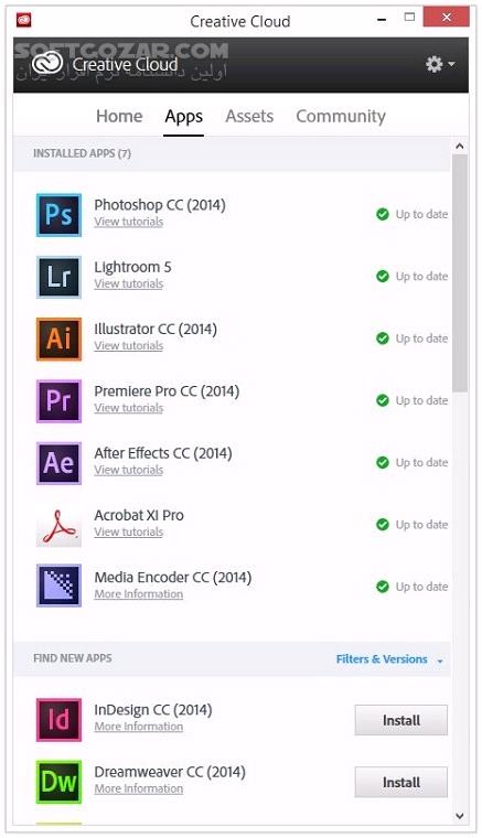 Adobe Creative Cloud Desktop Application 5 11 0 522 1 macOS Cleaner Tool تصاویر نرم افزار  - سافت گذر