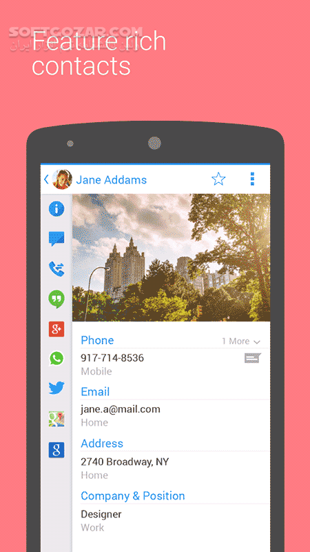 Google Contacts 4 25 22 605409159 for Android 6 0 تصاویر نرم افزار  - سافت گذر