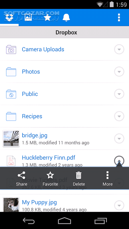 دانلود Dropbox 360.2.2 for Android +4.0 - دانلود دراپ باکس برای اندروید - سافت گذر
