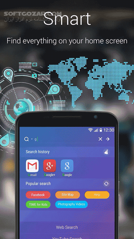 دانلود GO Launcher EX Prime 5.15 for Android +2.2 - دانلود قدرتمند ترین لانچر با امکانات، تم ها و افزونه های فراوان با زبان فارسی برای اندروید - سافت گذر
