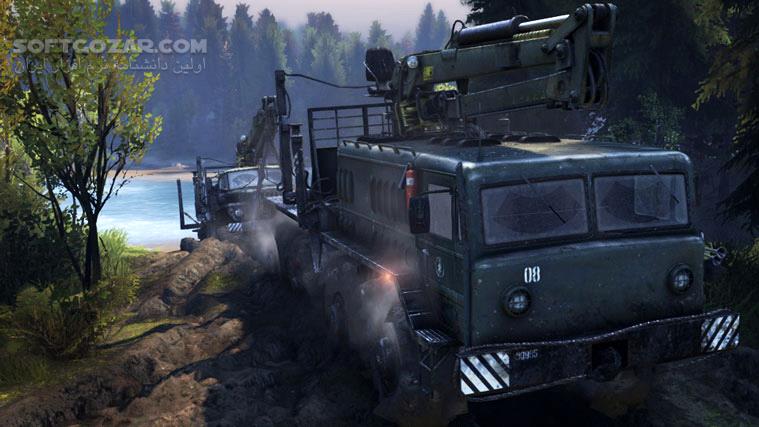 دانلود SpinTires - دانلود بازی لاستیک‌های چرخان - شبیه‌ساز رانندگی با ماشین‌های سنگین - سافت گذر