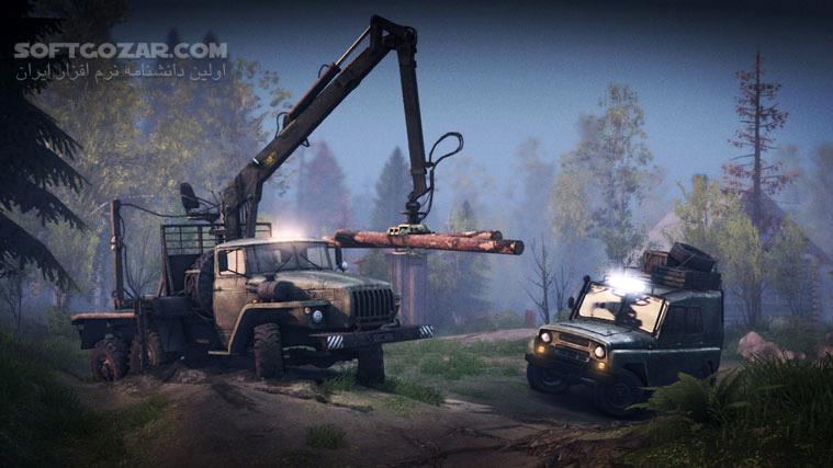 دانلود SpinTires - دانلود بازی لاستیک‌های چرخان - شبیه‌ساز رانندگی با ماشین‌های سنگین - سافت گذر