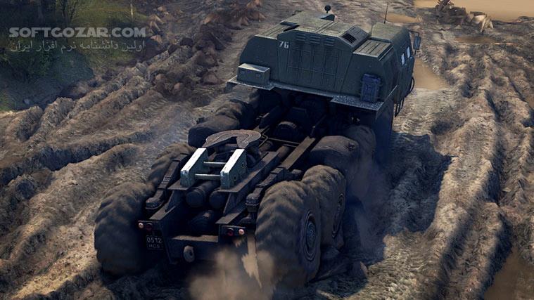 دانلود SpinTires - دانلود بازی لاستیک‌های چرخان - شبیه‌ساز رانندگی با ماشین‌های سنگین - سافت گذر