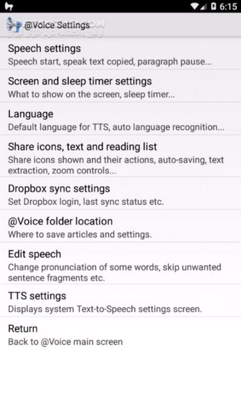 دانلود Voice Aloud Reader 33.5.2 for Android +5.0 - دانلود وویس الود برای اندروید - سافت گذر