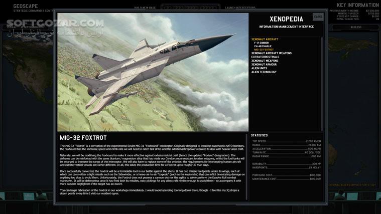 دانلود Xenonauts - دانلود بازی زنوناتوس - مدیریت استراتژیک جوخه‌های نظامی در برابر بیگانگان فضایی - سافت گذر
