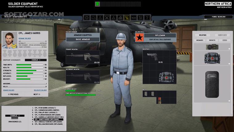 دانلود Xenonauts - دانلود بازی زنوناتوس - مدیریت استراتژیک جوخه‌های نظامی در برابر بیگانگان فضایی - سافت گذر