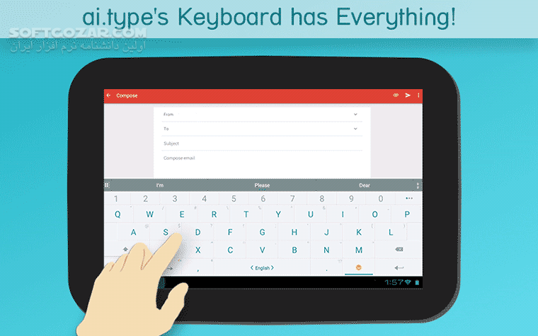 دانلود ai.type Keyboard Plus + Emoji 9.6.2.0 for Android +4.0 - دانلود کیبورد فارسی برای اندروید - سافت گذر