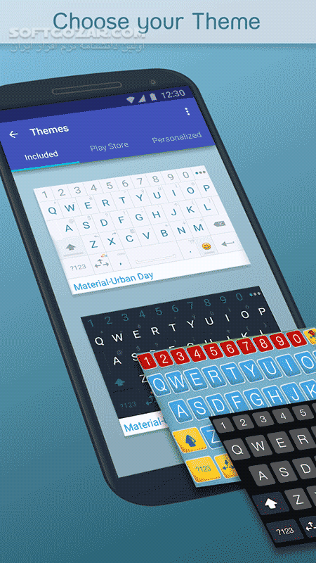 دانلود ai.type Keyboard Plus + Emoji 9.6.2.0 for Android +4.0 - دانلود کیبورد فارسی برای اندروید - سافت گذر