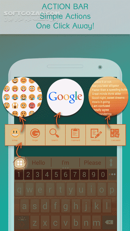 دانلود ai.type Keyboard Plus + Emoji 9.6.2.0 for Android +4.0 - دانلود کیبورد فارسی برای اندروید - سافت گذر