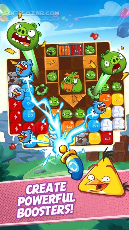 دانلود Angry Birds Blast 2.6.8 For Android +4.0 - دانلود Angry Birds Blast برای اندروید - سافت گذر